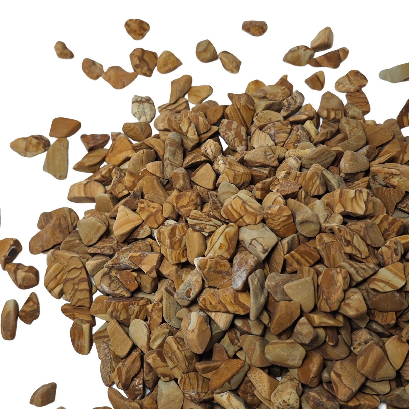 Wood Brown Landscaping Pebbles